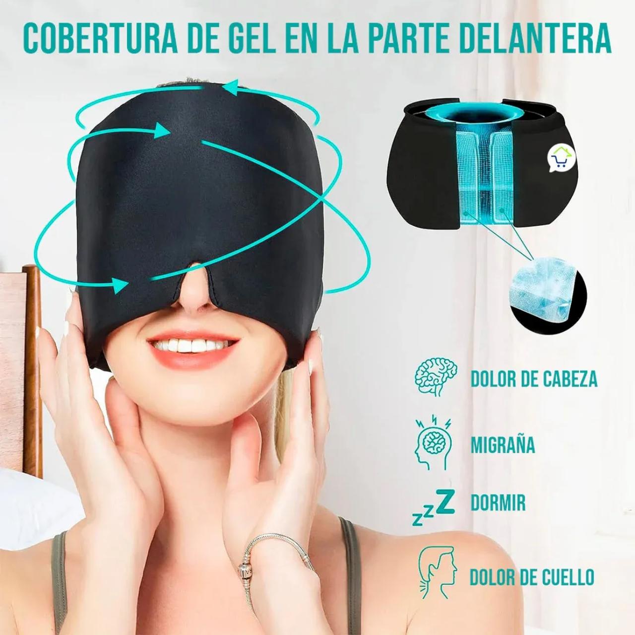 Miniatura 3 de GORRO PARA MIGRAÑA,GEL FRIO